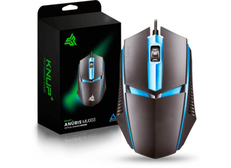 Mouse Com Fio Gamer 1200DPI Ergonômico Led Rgb Usb Óptico Notebook Mouse Gamer Barato