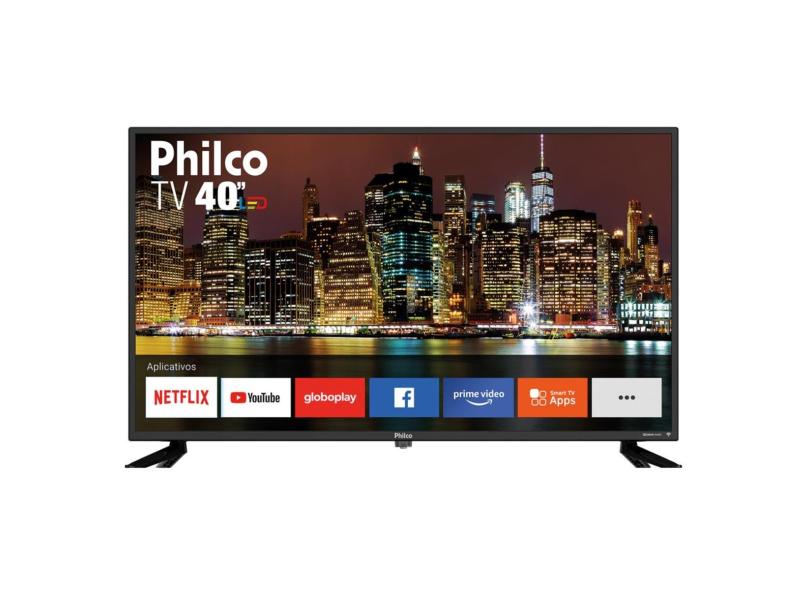 Smart TV TV LED 40 " Philco Full Netflix PVT40M60S 2 HDMI