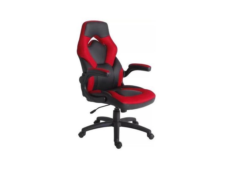 Cadeira Gamer Tela Mesh Até 100kg Vermelha 113x70x63cm