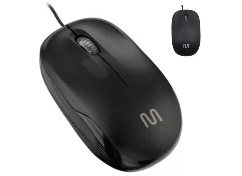 Mouse Usb Multilaser Sensivel e Confortavel para Notebook