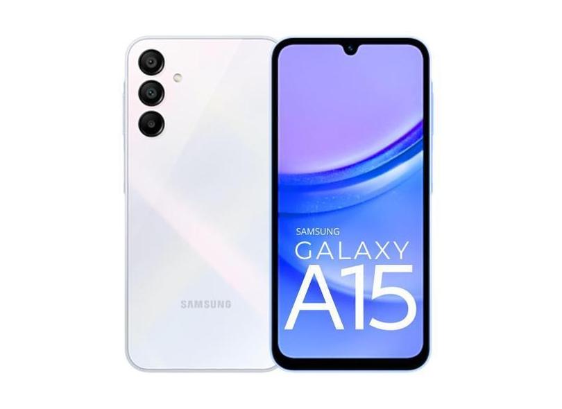Smartphone A15 6.5" AMOLED 90Hz, 50MP Câmera Tripla, 128GB/256GB + 8GB