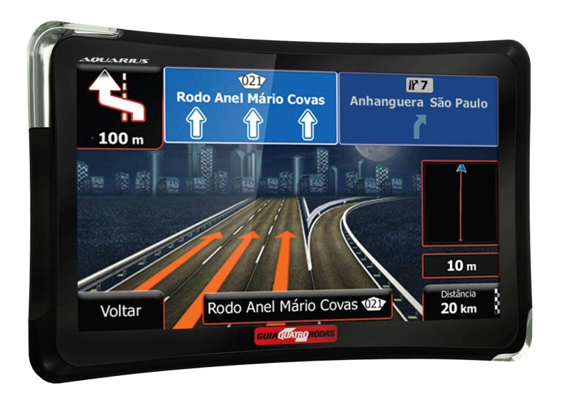 GPS Automotivo Aquarius Guia Quatro Rodas MTC4761 7 "
