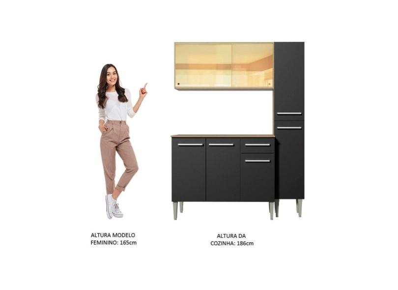 Cozinha Compacta 1 Gaveta 7 Portas GREM1370037K Madesa