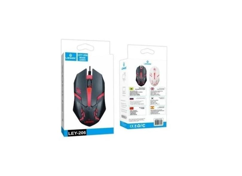 Mouse Gamer lehmox 1200 dpi para pc