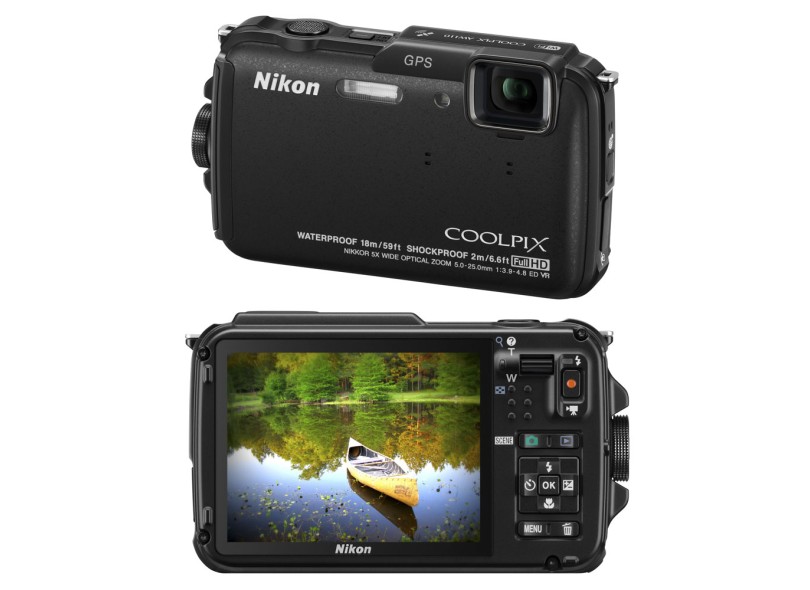 Câmera Digital Nikon Coolpix 16 MP Full HD AW120