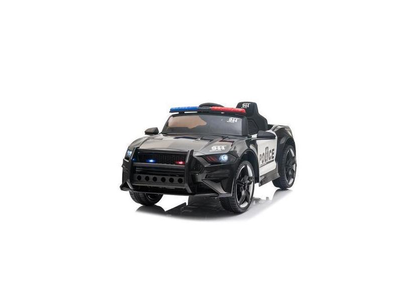 Mini Carro De Polícia Elétrico 12V - Hiny Toys