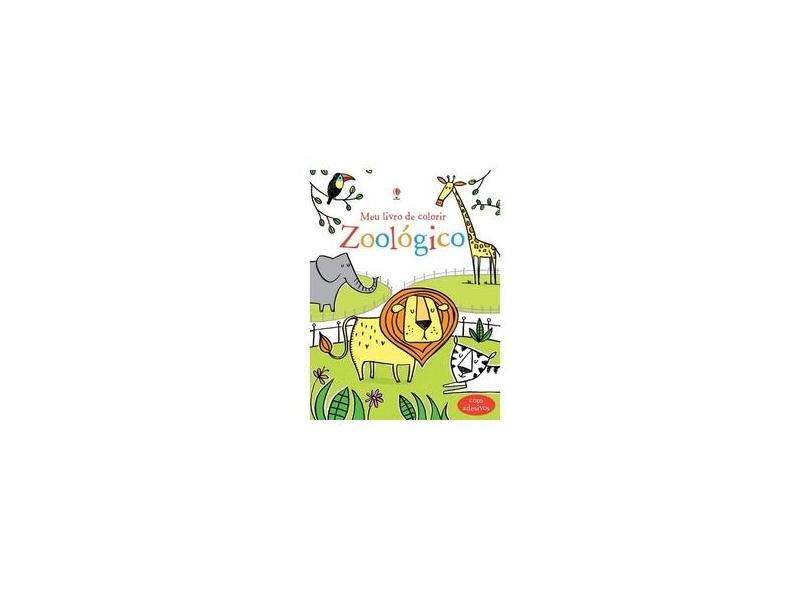 Meu Livro de Colorir - Zoológico - Usborne - 9781409558958