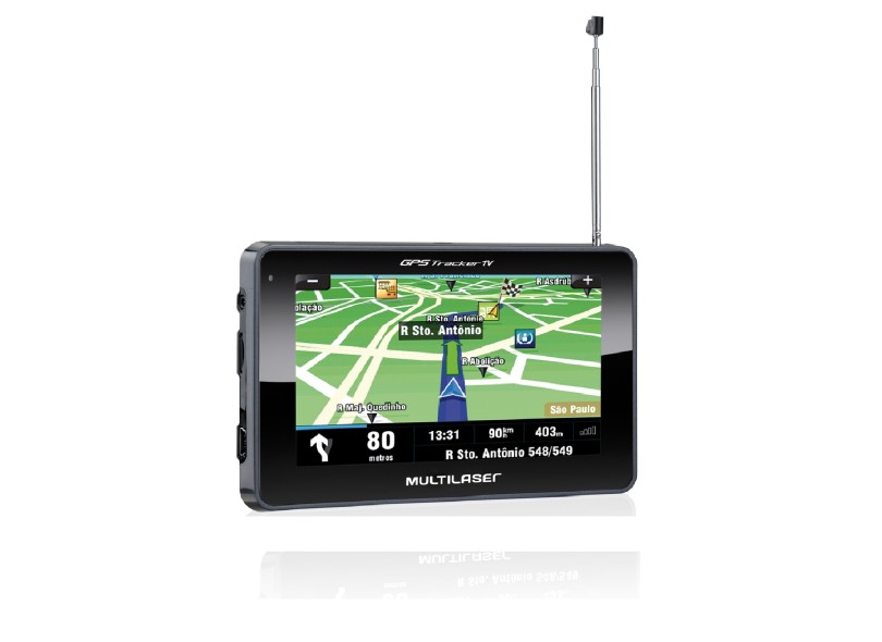 GPS Automotivo Multilaser Tracker TV Gp034 4.3 " TV Digital