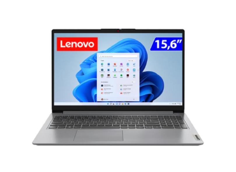 Notebook Lenovo Idea 15.6 I3-1215u 4gb Ssd256 W11 - 82vy000tbr
