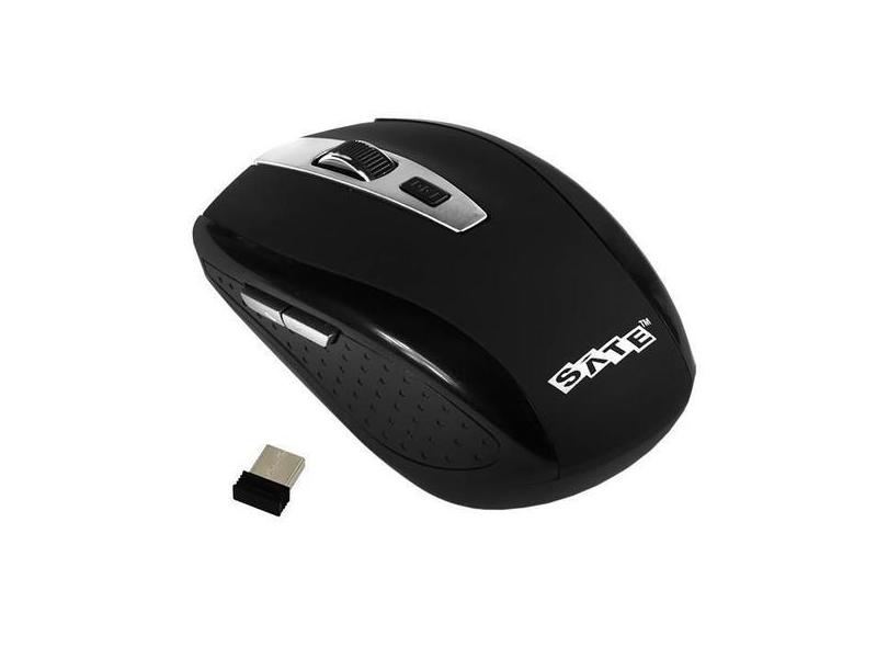 Mouse Sem Fio Satellite A-35G Ate 1.600 Dpi - Preto