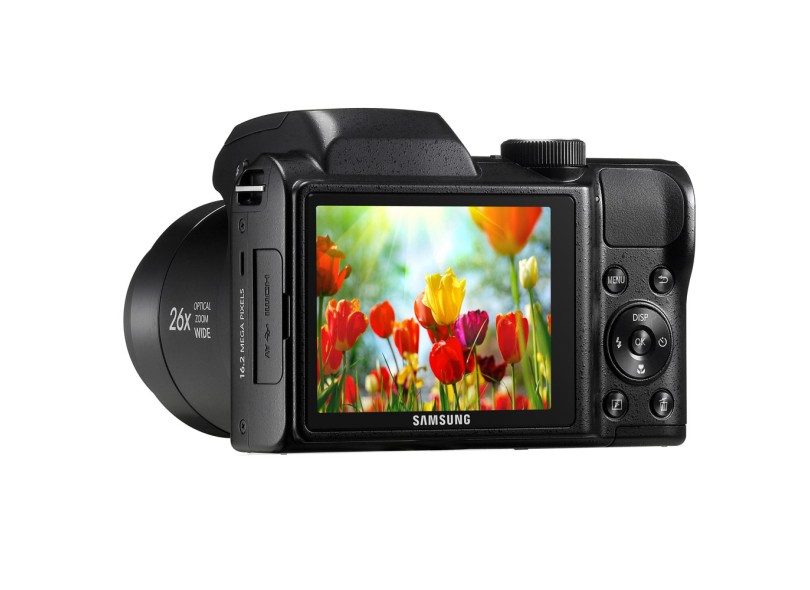 Câmera Digital Semiprofissional Samsung 16.2 mpx HD Foto panorâmica WB100