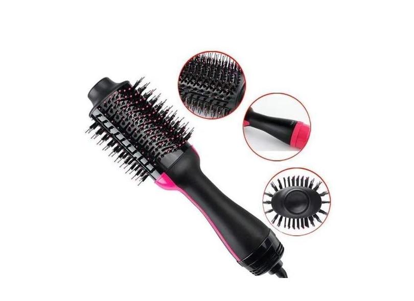 Escova Secadora , Seca Alisa Modela, Hot Hair Nova 3 Em 1 - Bcs