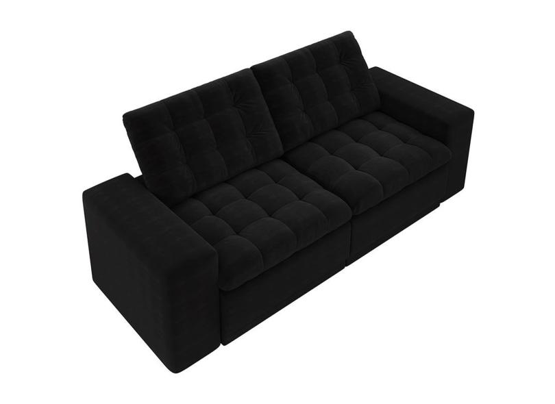 Sofá 3 lugares Retrátil Reclinável Suede Ttian Net Sofás