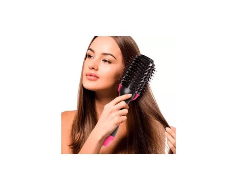 Escova Modelagem Rotativa Alisadora Secadora Cabelo 110V Chapinha Mode