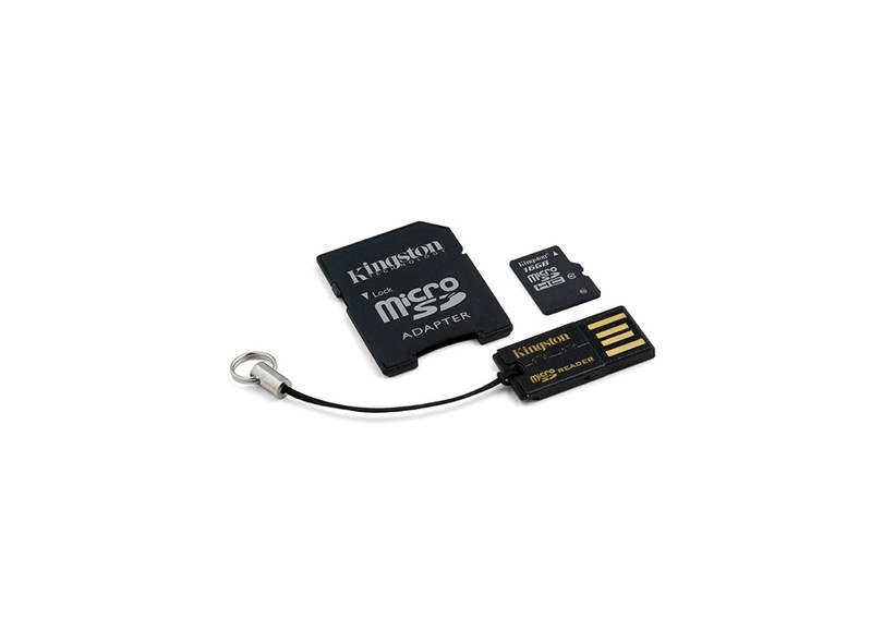 Cartão de Memória Micro SDHC com Adaptador Kingston 16 GB MBLY10G2/16GB