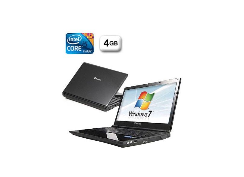 Notebook Itautec W7535-3409 4GB HD 500GB Intel i5 2410 Windows 7 Home Basic