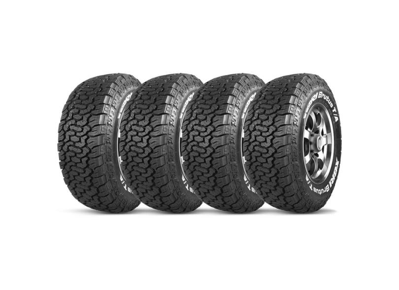 Kit 4 Pneu Xbri Aro 17 285/70r17 121/118r 10pr Brutus T/a