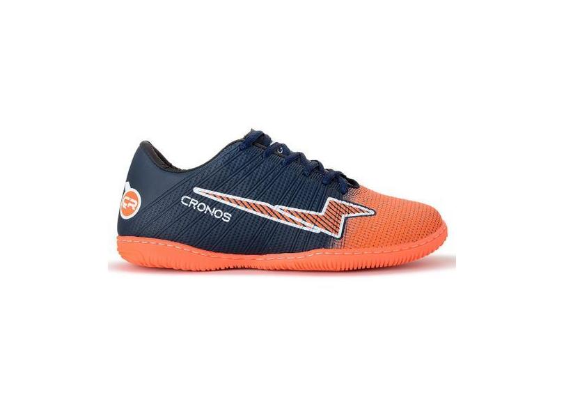 Chuteira Futebol De Salão Tenis Futsal Cr Cronos Sola Costurada Mascul