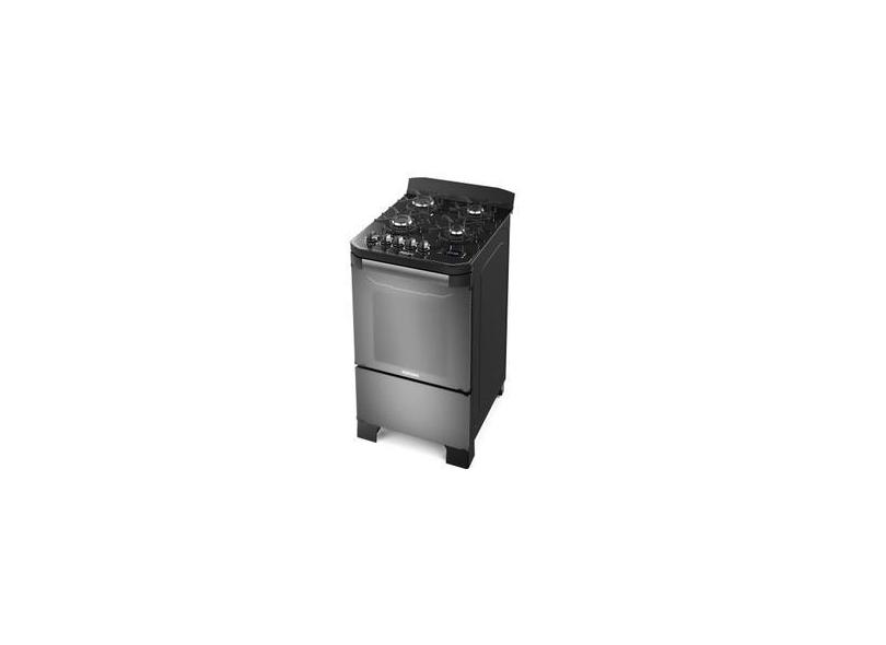 Fogão 4 Bocas Mesa De Vidro Timer Digital Bivolt Automático Itamaster