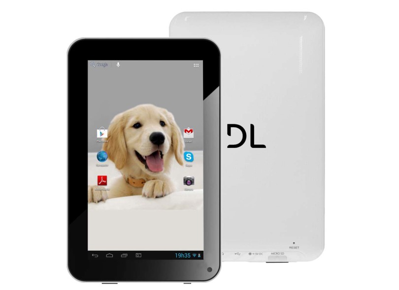Tablet DL Smart 4 GB 7" Wi-Fi Suporte para Modem 3G Android 4.1 (Jelly Bean) I-Style