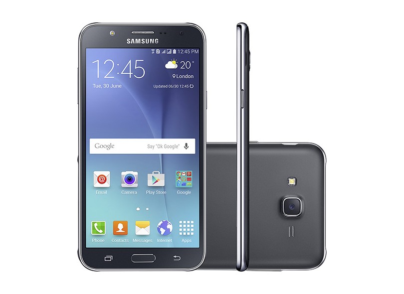 Smartphone Samsung Galaxy J7 J700MDS 13,0 MP 2 Chips 16GB Android 5.1 (Lollipop) 3G 4G Wi-Fi