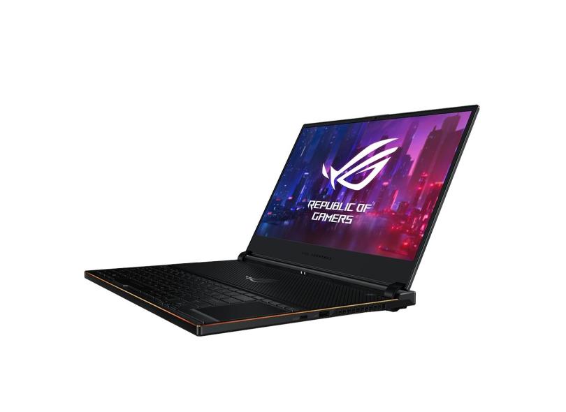 Notebook Gamer Asus ROG Zephyrus S Intel Core i7 9750H 9ª Geração 16 GB de RAM 1024.0 GB 15.6 " Full GeForce RTX 2080 Max-Q Windows 10 GX531GXR