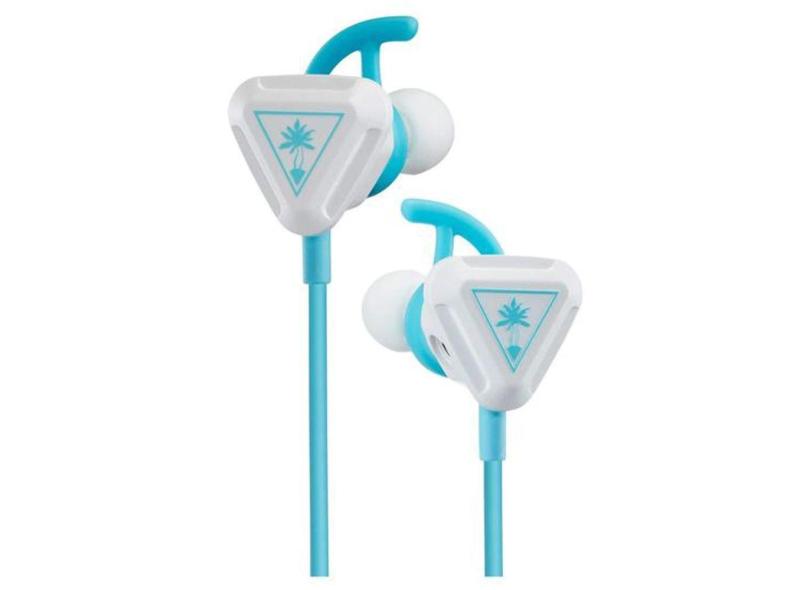 Fone de Ouvido Turtle Beach Battle Buds com Fio para Nintendo Switch e Mobile - Branco