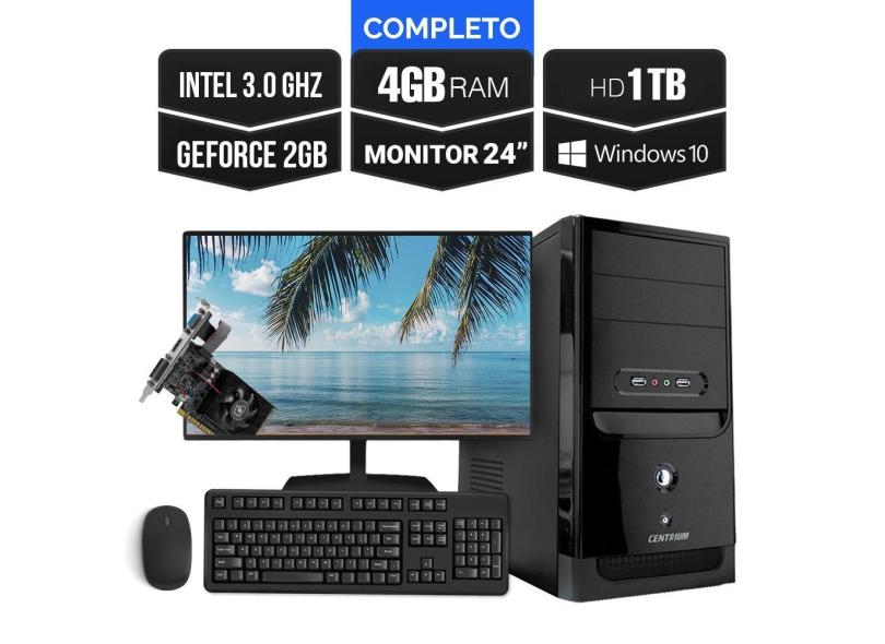 Computador Completo Intel 3.0 4Gb Hd 1Tb GT610 2Gb + Kit