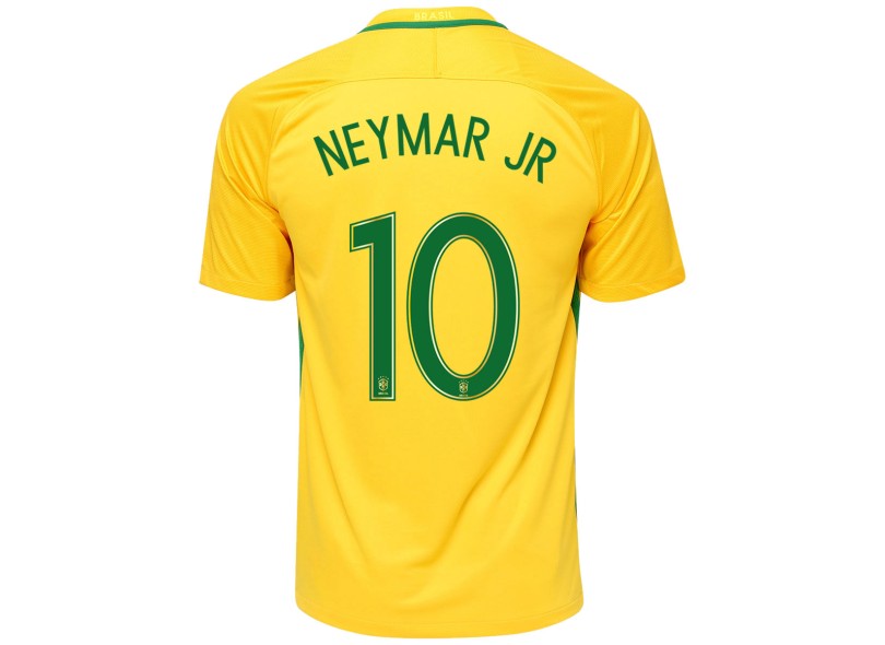 Camisa Torcedor Brasil I 2016 com Número Nike