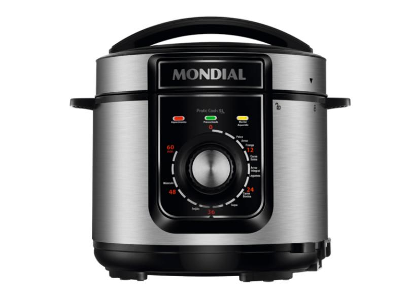 Panela de Pressão Elétrica 5 l - Mondial Pratic Cook 5 L Premium I