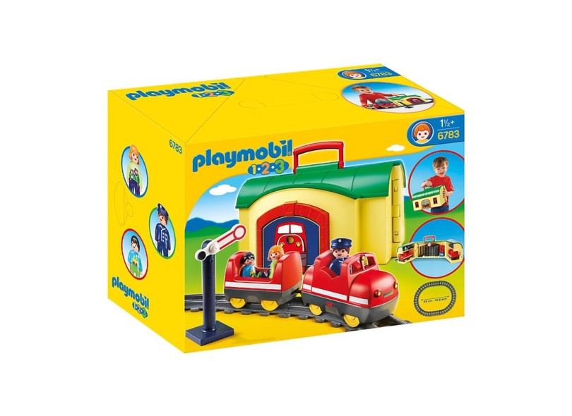 Boneco Playmobil 123 Maleta Trenzinho 6783 - Sunny
