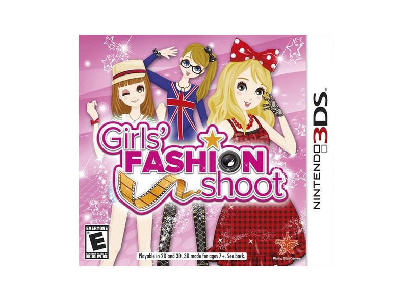Jogo Girls' Fashion Shoot Rising Star Games Nintendo 3DS