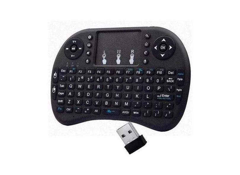 Mini Teclado Wireless Air Mouse Touch Smart Tv Iluminado