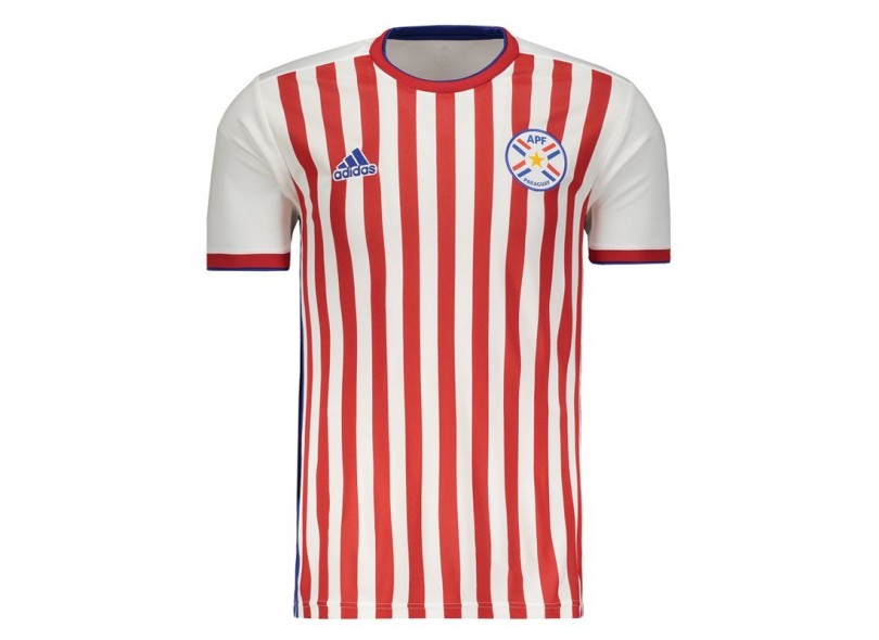Camisa Torcedor Paraguai I 2018 sem Número Adidas