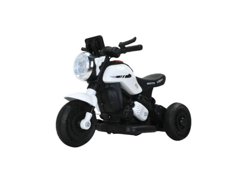 Mini Moto Elétrica Infantil Triciclo 6V A Bateria Passeio Street