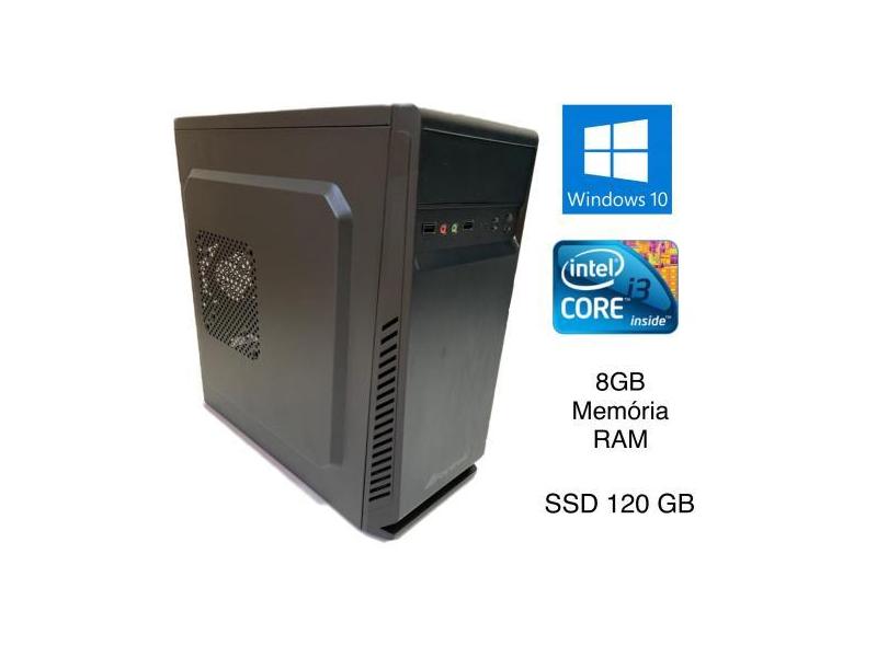 computador cpu core i3+8gb de memoria+ ssd 120gb. - gigabyte