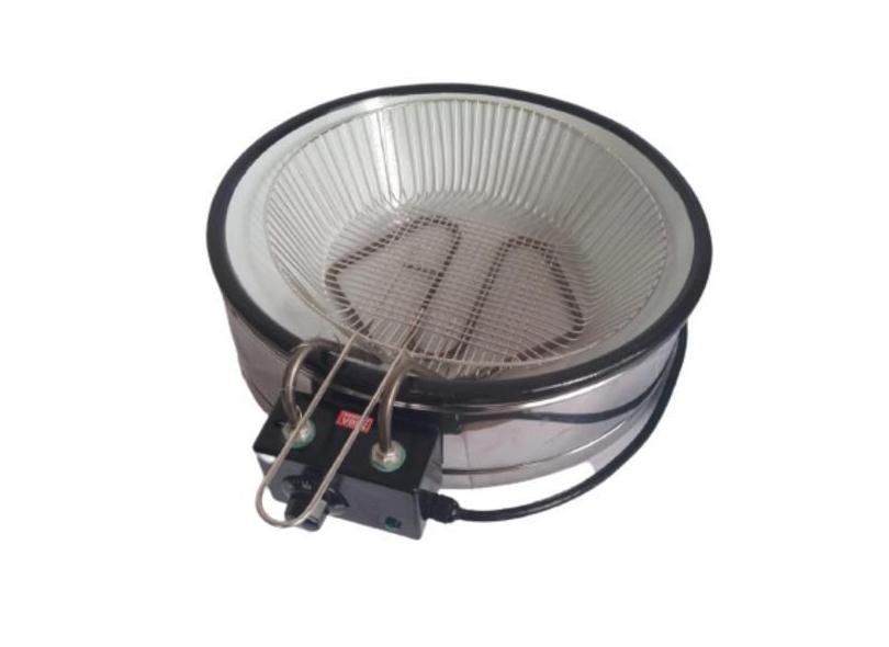 Fritadeira Elétrica Redonda 7 Litros Inox 127V Chalotte One