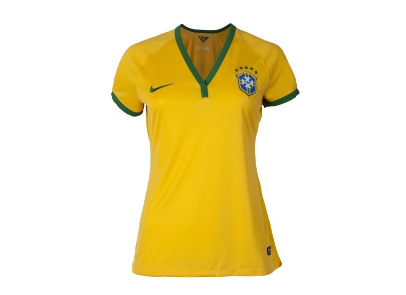 Camisa Jogo Brasil I 2014 Feminina s/nº Nike
