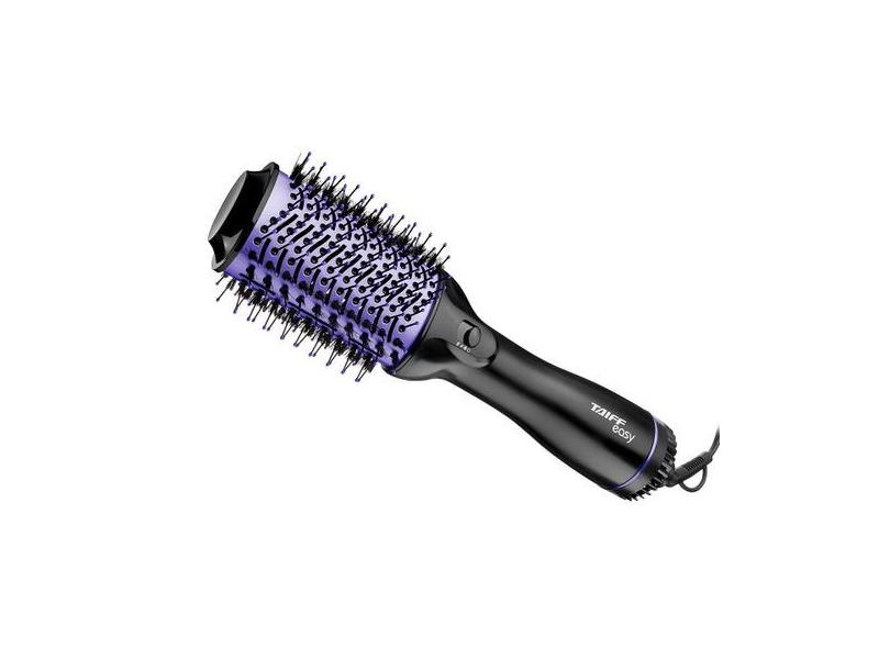 Escova Secadora Oval Easy Lilás- 220V - Taiff Profissional, Preto e Li