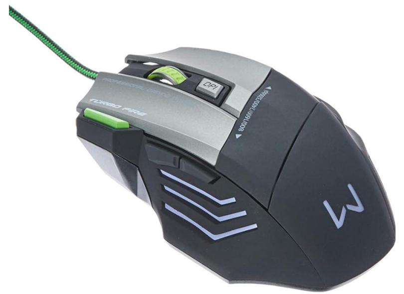 Mouse Gamer BlueTrack Profissional USB MO207 - Multilaser