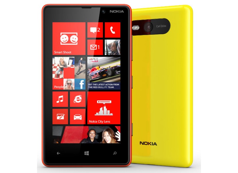 Smartphone Nokia Lumia 820 Câmera 8,0 Megapixels Desbloqueado
