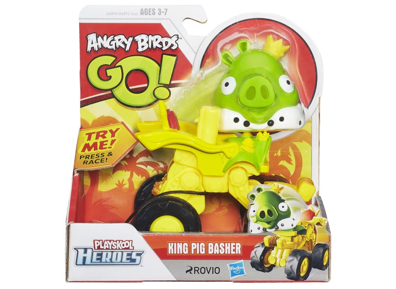Boneco Angry Birds King Pig A6894/A6892 - Hasbro