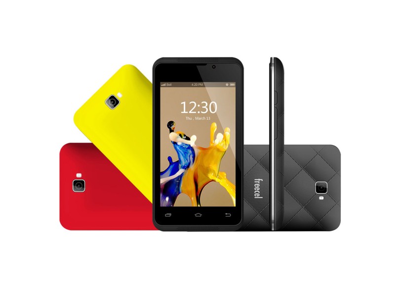 Smartphone Freecel Free Class 2 Chips 4GB Android 4.2 (Jelly Bean Plus) 3G Wi-Fi