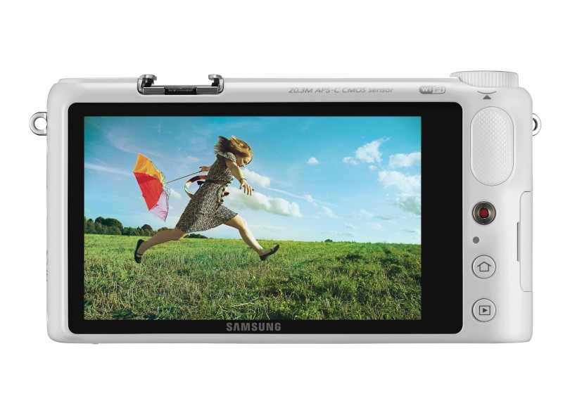 Câmera Digital Samsung 20,3 MP Full HD NX2000