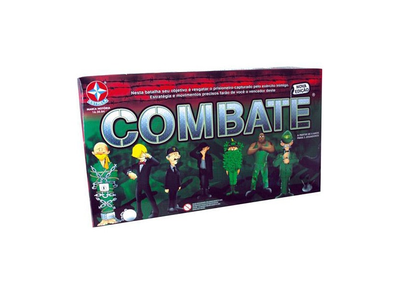 Jogo Tabuleiro Estratégia Combate Original - Estrela