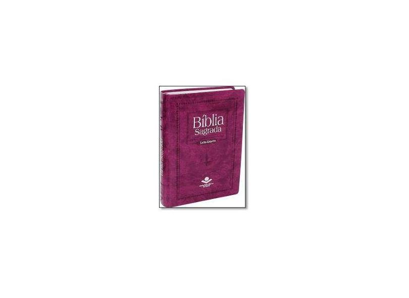 Bíblia Sagrada - Revista e Corrigida com Letra Gigante - Sbb - Sociedade Biblica Do Brasil - 7898521811969