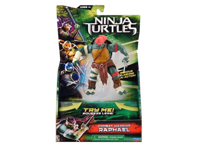 Boneco Tartarugas Ninja Raphael Deluxe - Multikids