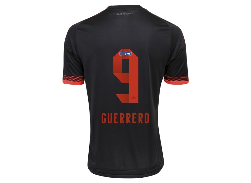 Camisa Torcedor Flamengo III 2016 com Número Adidas