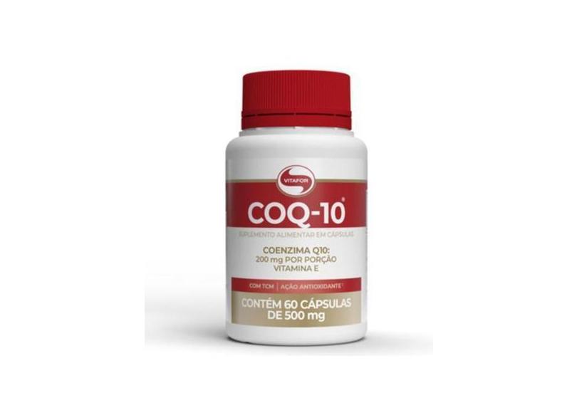 Coenzima Q10 - Coq10 60 Caps - 200Mg Por Porção - Vitafor