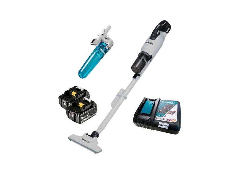 Aspirador Sem Fio Makita Dcl286fzw 2bat 3ah Dc18rc Ciclone DCL286FZW